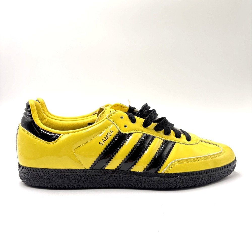Adidas Originals Women's Samba OG JR8749 Yellow/Core Black Size 9.5